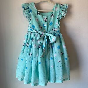 Disney Tsum Tsum Mint Chiffon Twirly Dress Up Dress Size 3T